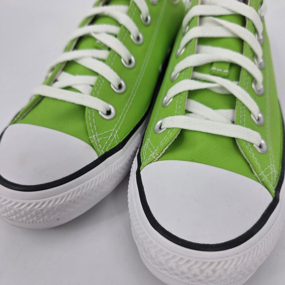 Converse Chuck Taylor Low Top Bright Pear Lime Green Sneaker Men's 7 Women's 9 - Picture 4 of 11